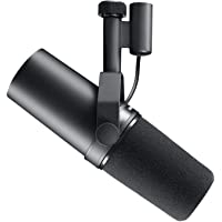 Shure SM7B - Micrófono dinámico cardioide- proporciona un sonido cálido para radiodifusión- podcasts y grabación